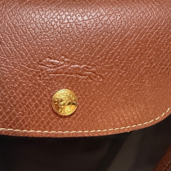 Longchamp Le Pliage Tote Bag Black and Brown - Picture 6 of 16